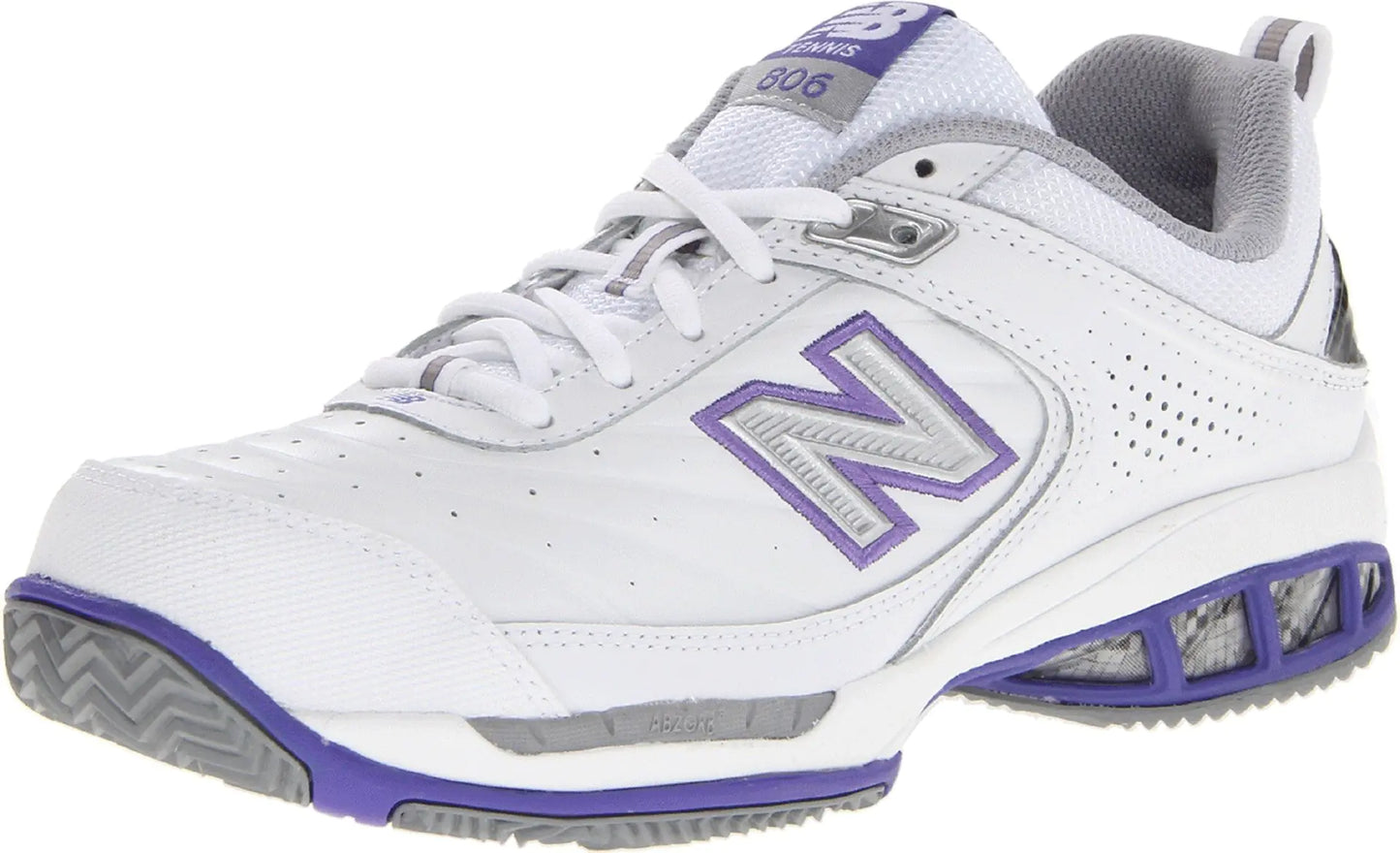 New Balance womens 806 V1 Tennis Shoe White 7.5 Wide US