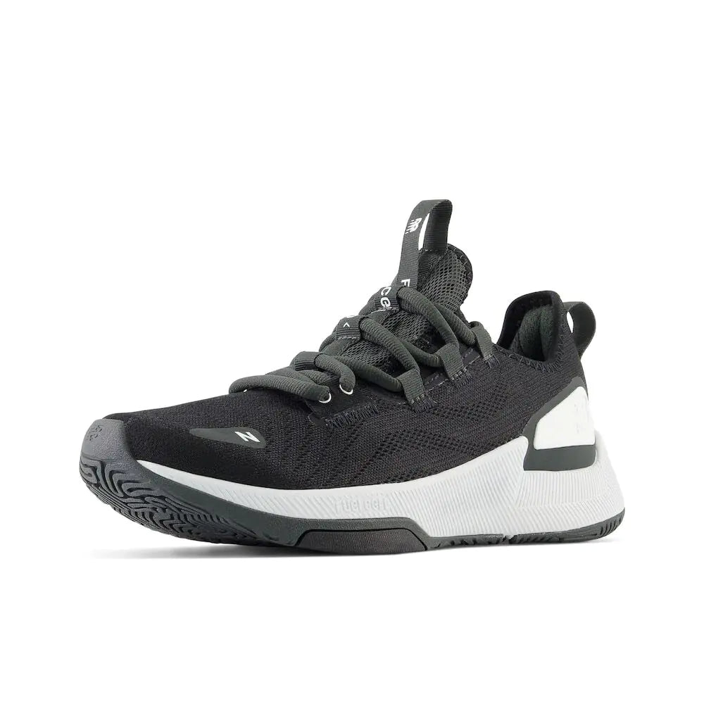 New Balance Womens FuelCell 100 V2 Cross Trainer Black/Quartz Grey/Silver Metalic 6