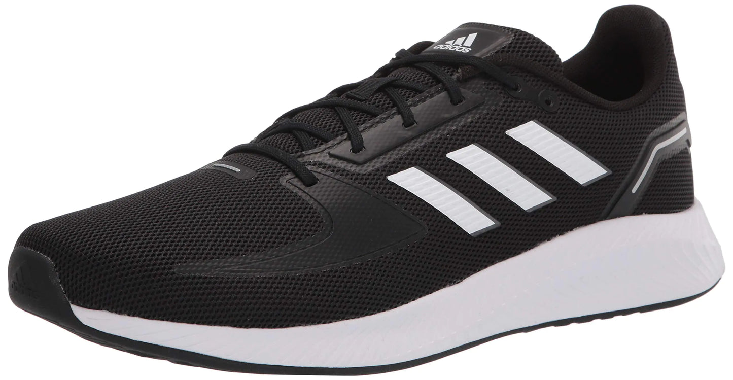 adidas Mens Runfalcon 2.0 Running Shoe Black/White/Grey 11