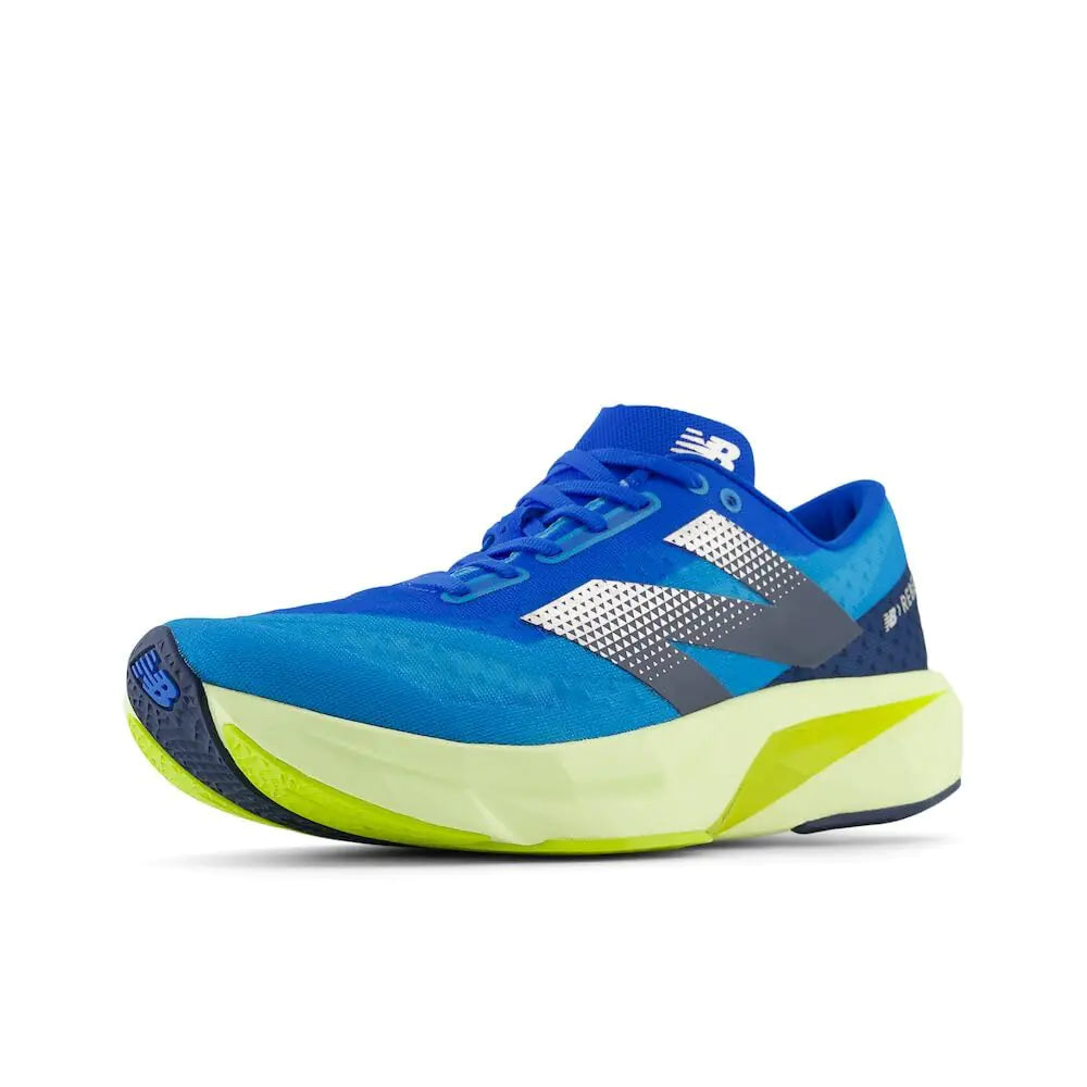 New Balance Mens FuelCell Rebel V4 Running Shoe Spice Blue/Limelight/Blue Oasis 7