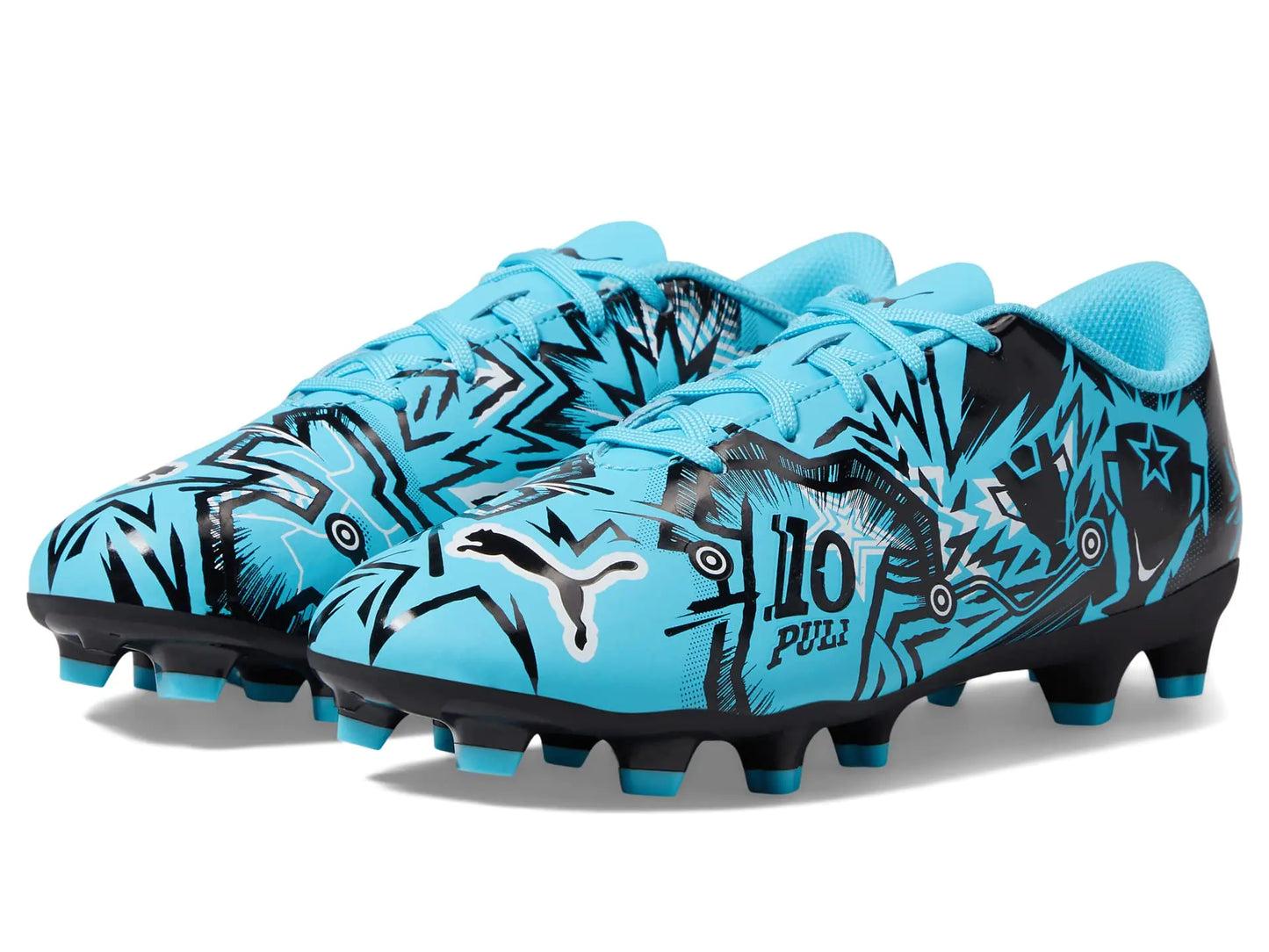 PUMA Ultra Play Sneaker Hero Blue Black White 4.5 US Unisex Big Kid