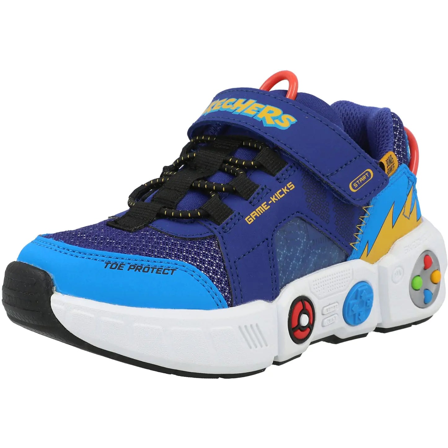 Skechers Gametronix Sneaker Royal/Multi 11 US Unisex Little Kid