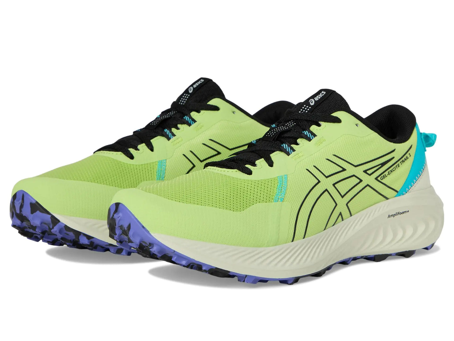 ASICS Mens Gel-Excite Trail 2 Running Shoes 10.5 Lime Green/Black