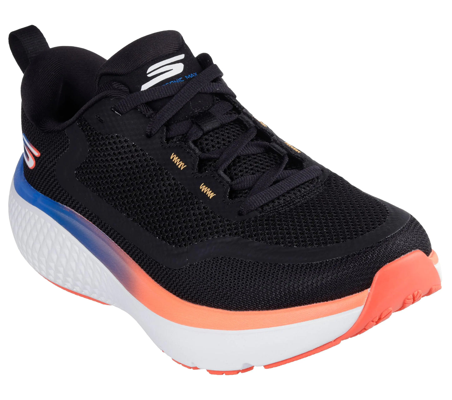 Skechers Mens Go Run Supersonic Max Sneaker Black/Multi 12