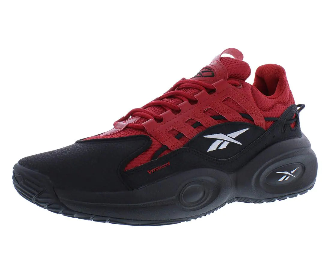 Reebok Solution Mid Mens Shoes Size 10.5 Color: Core Black/Flash Red/White-Black