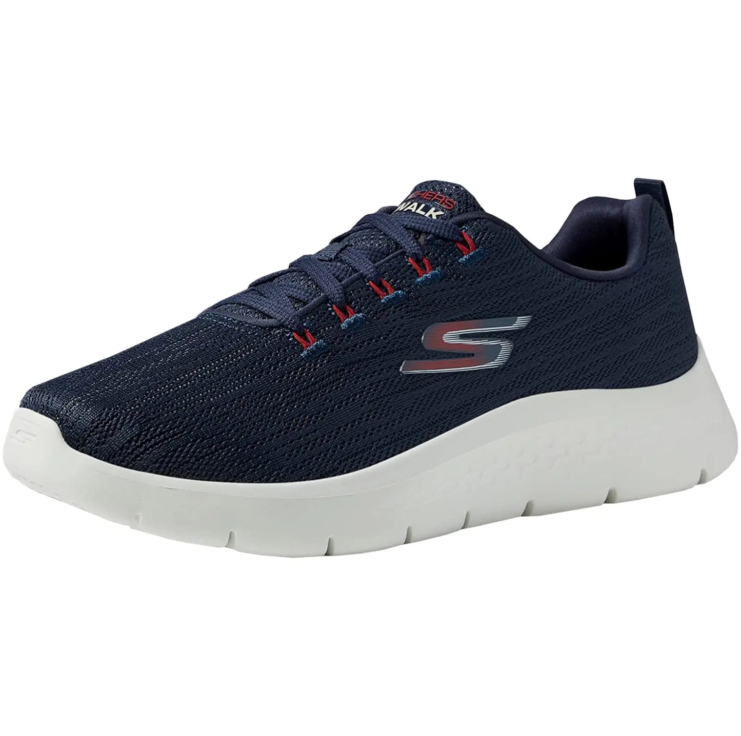Skechers Mens Gowalk Flex-Athletic Workout Walking Shoes with Air Cooled Foam Sneakers Navy/Red 2 8