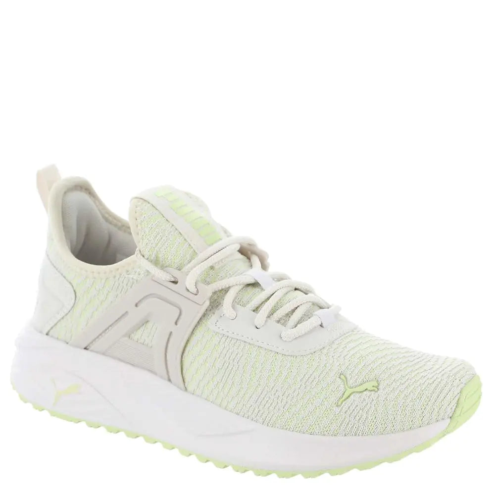 PUMA Womens Pacer 23 Sneaker Wavy-Feather Gray-Green Illusion 6