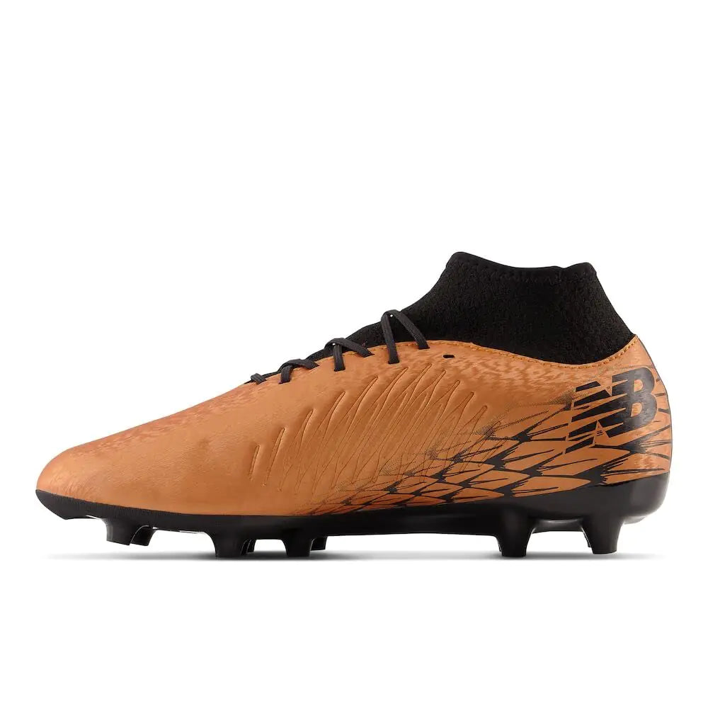 New Balance Mens Tekela V4 Magique Fg Soccer Shoe Copper/Black 11