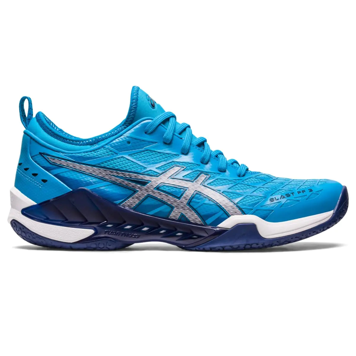 ASICS Mens Blast FlyteFoam 3 Handball Shoes 13 Island Blue/Indigo Blue