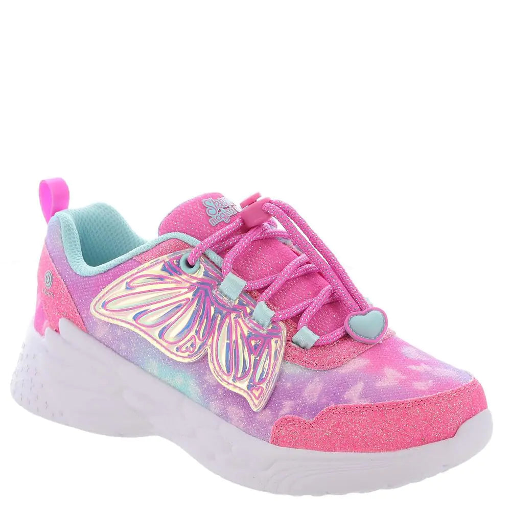 Skechers Girls Dream Racer Sneaker Pink/Turquoise 2.5 Little Kid