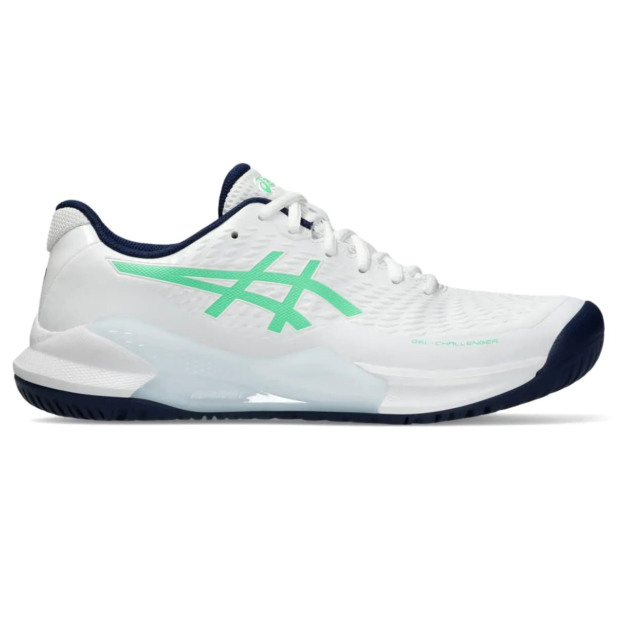 ASICS Mens Gel-Challenger 14 Tennis Shoes 6 White/New Leaf