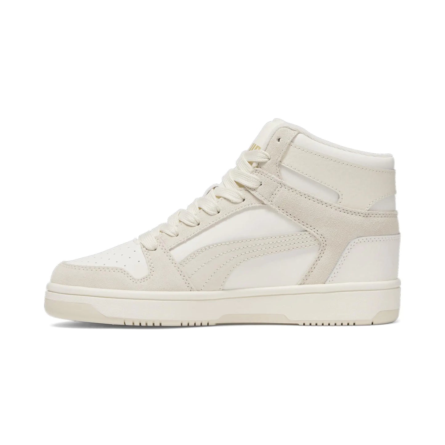 PUMA Womens Rebound Layup Sneaker MASHMALLOW Warm White-Alpine Snow-Sugared Almond 6.5