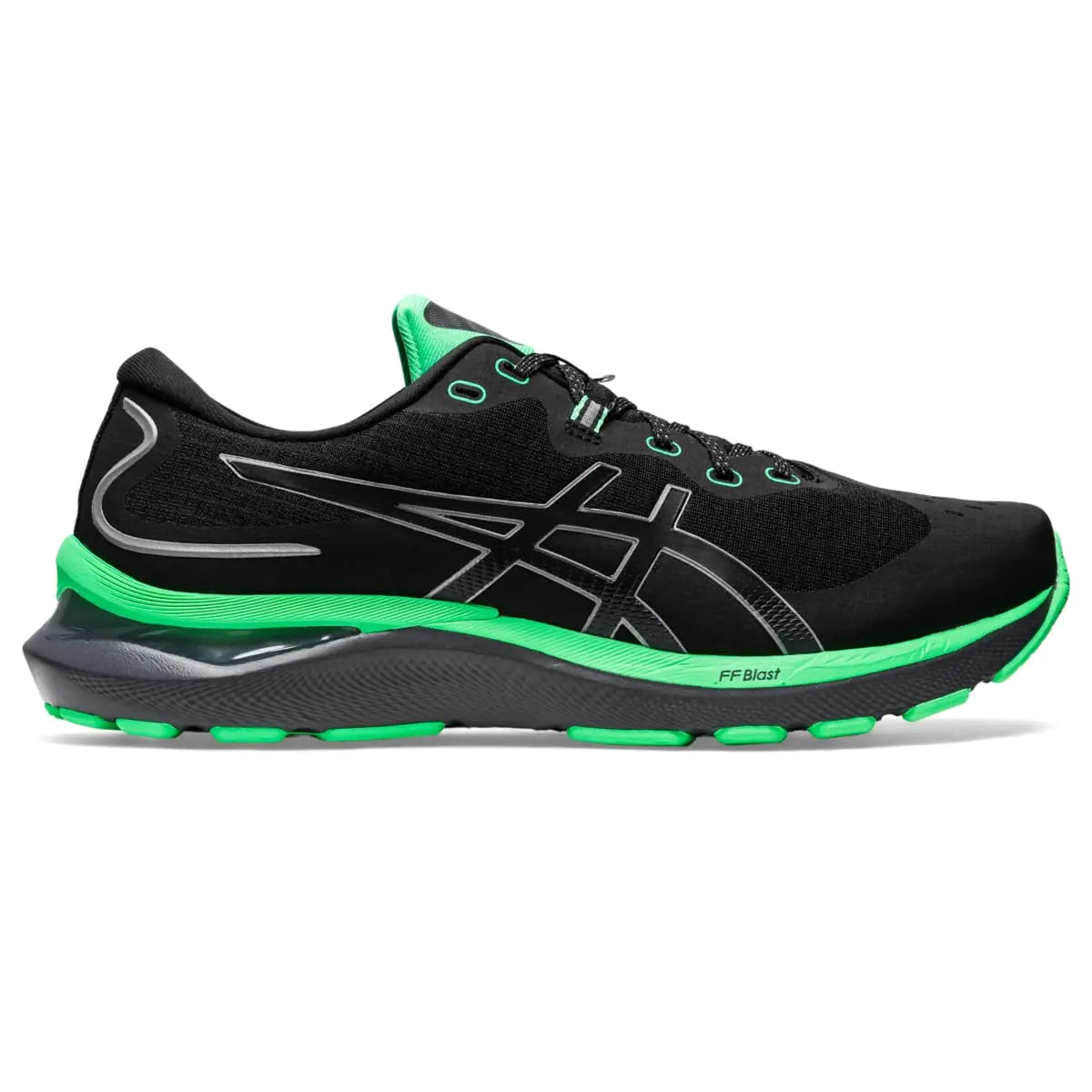 ASICS Mens Gel-Cumulus 24 Running Shoes 12 Black/New Leaf