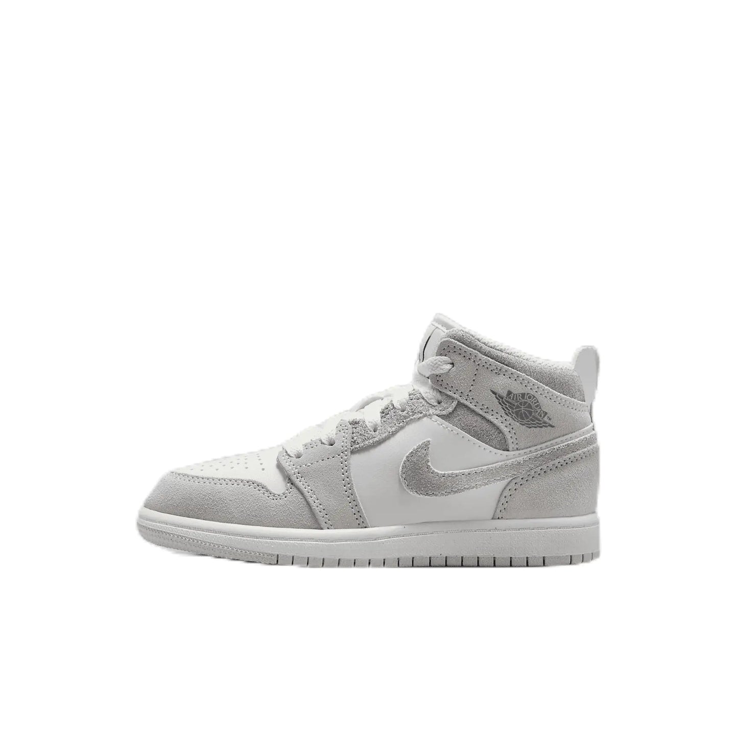 Jordan 1 Mid SE Little Kids Shoes (FQ8087-002 Neutral Grey/Sail/Smoke Grey) Size 1