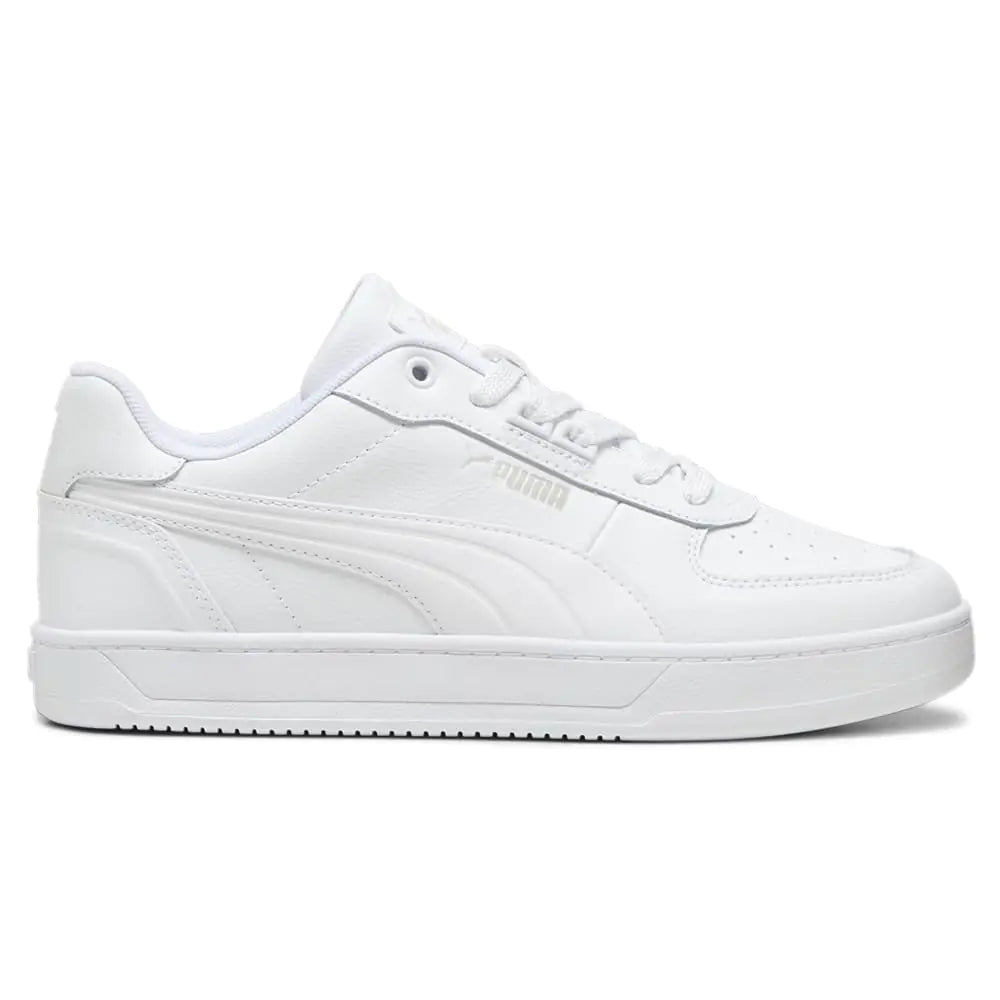 PUMA Mens Caven 2.0 Lux Lace Up Sneakers Shoes Casual - White - Size 10.5 M