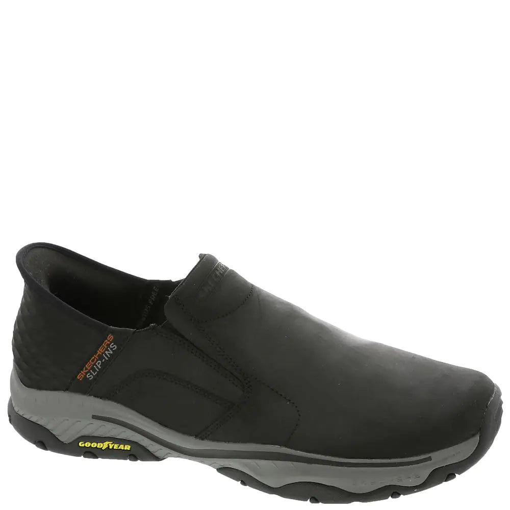 Skechers USA Mens Mens Craster-Lanigan Hands Free Slip-in Moccasin Black 13
