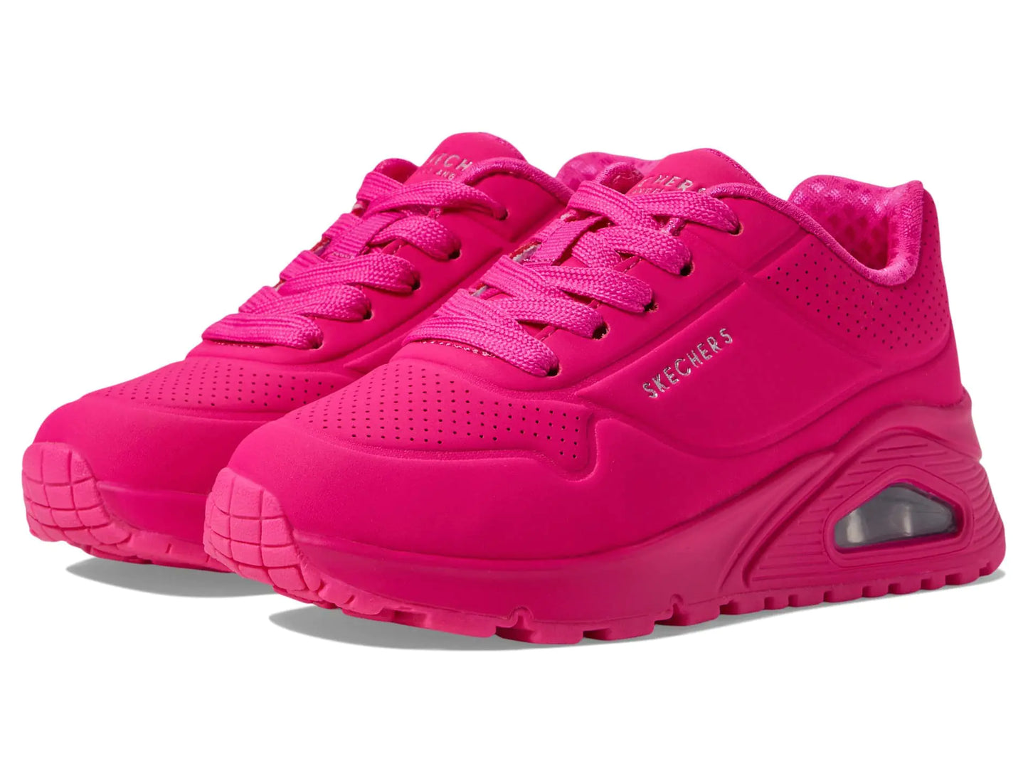 Skechers Girls Uno Gen1-Neon Glow Sneaker Hot Pink 13.5 Little Kid