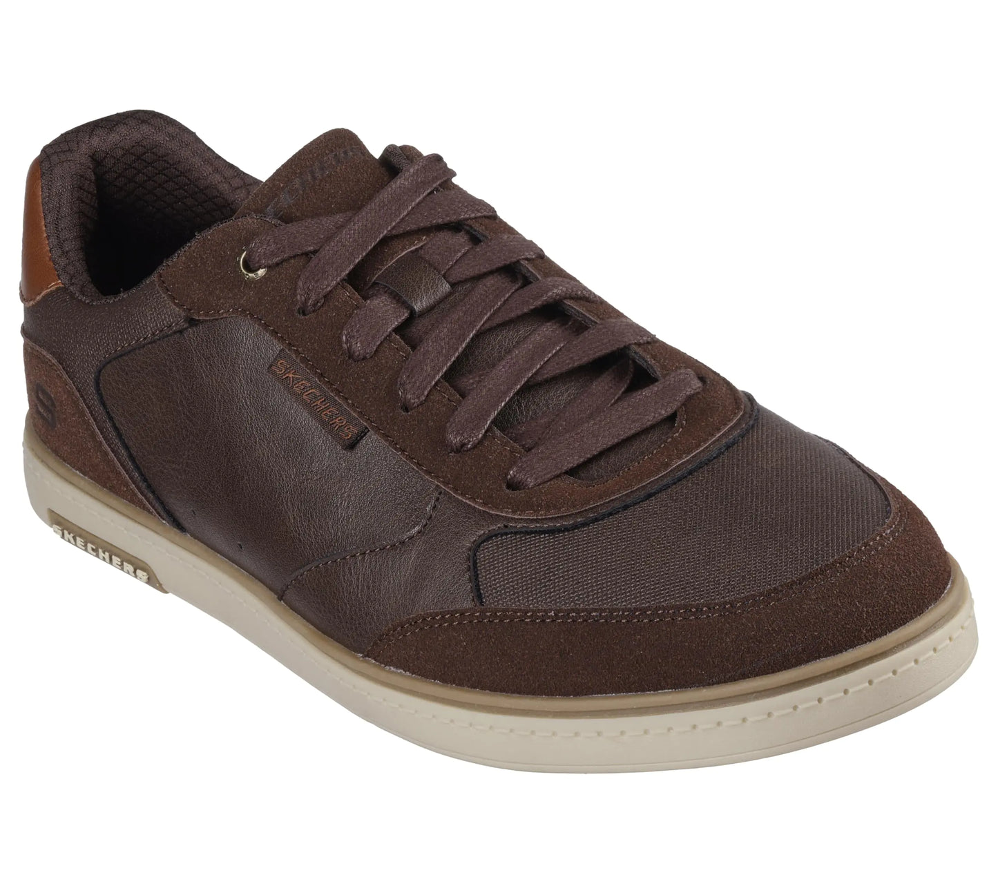 Skechers USA Mens Mens Haney Oxford Brown 9.5