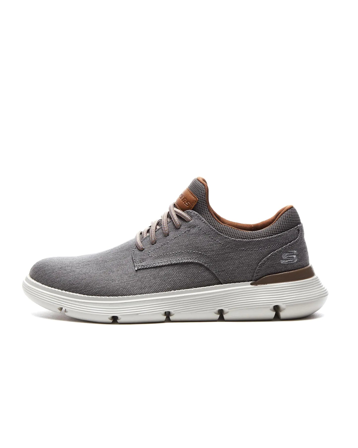 Skechers USA Mens Mens Garza-Romano Boat Shoe Taupe 7