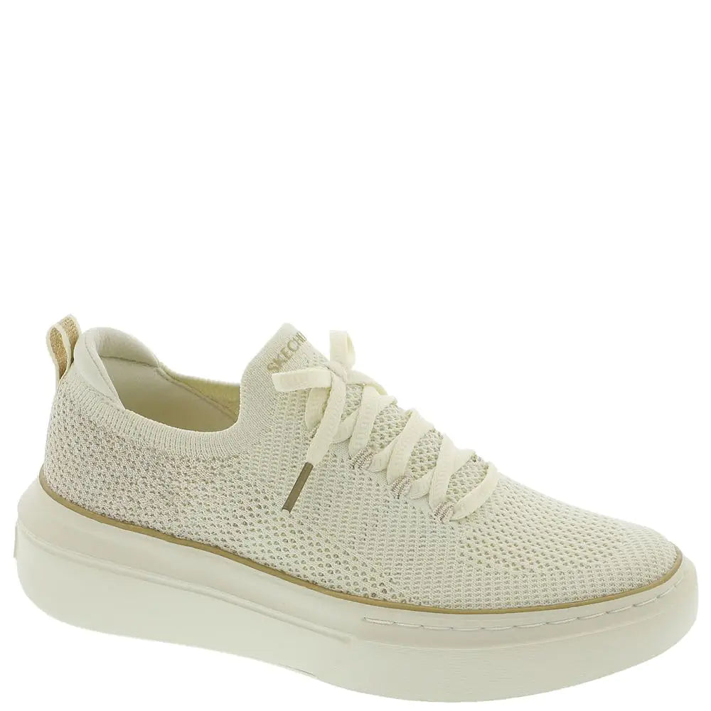 Skechers Womens Cordova Classic-Sparkling DUST Sneaker Off White 9.5