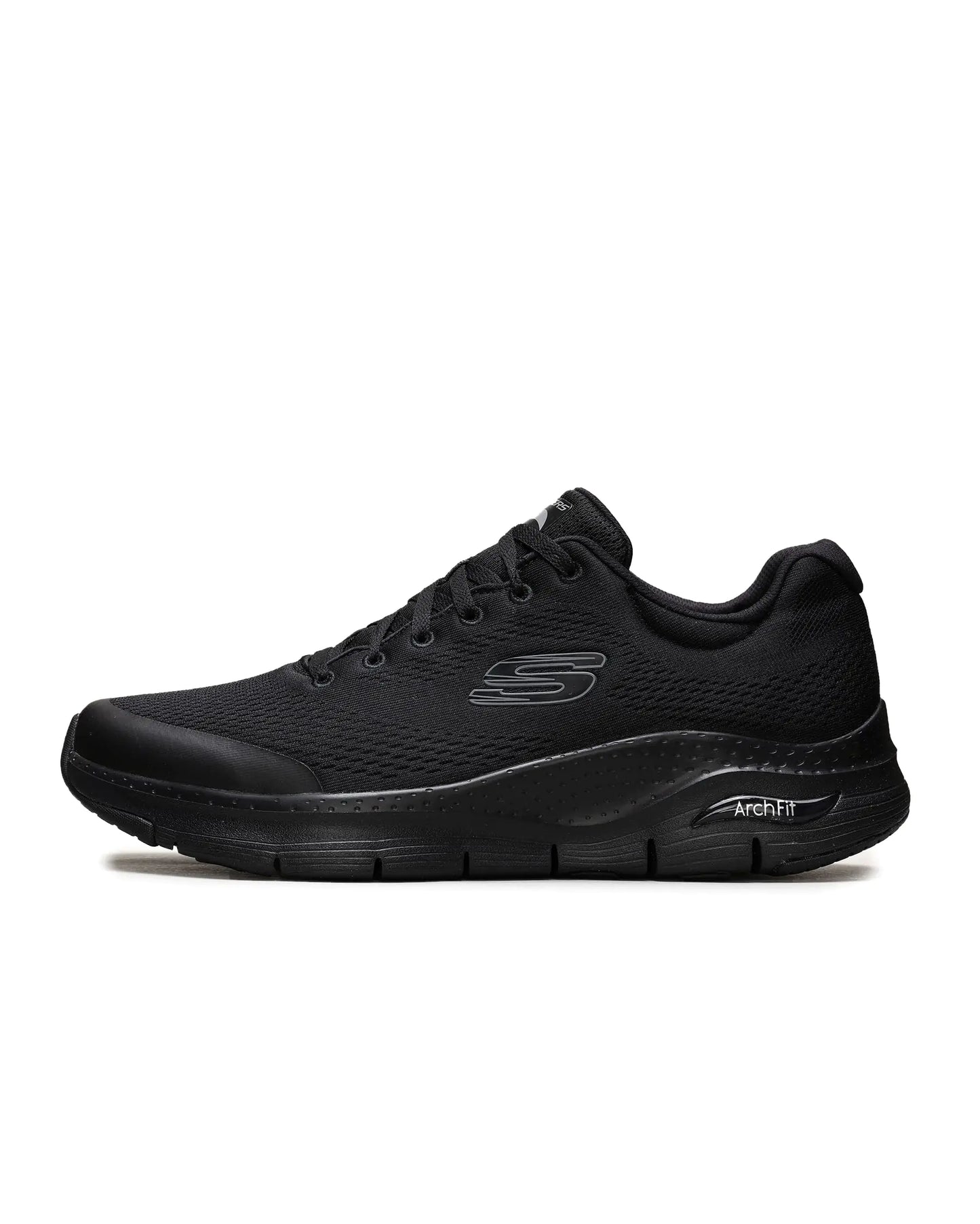 Skechers Mens Arch Fit Oxford Black/Black 7.5 M US