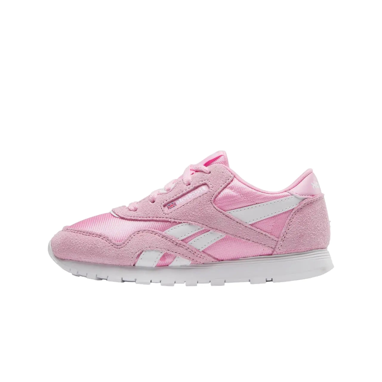 Reebok Kids Classic Nylon Sneaker Astro Rose/White 3 US Unisex Little