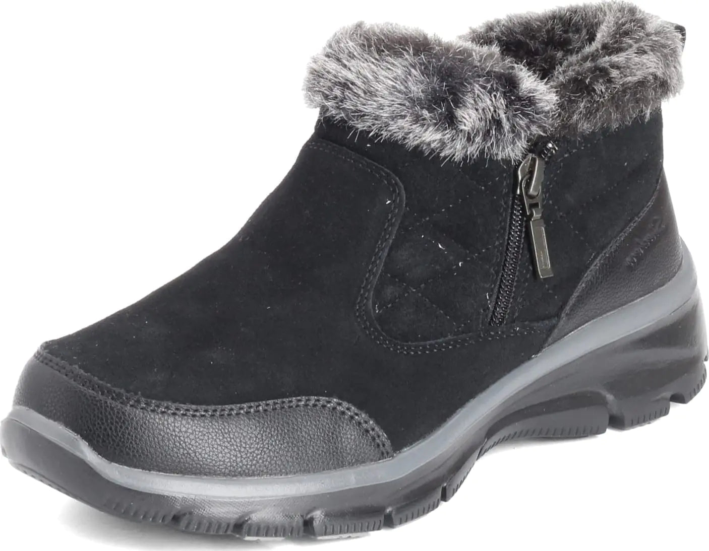 Skechers Womens Easy Going-Girl Crush Ankle Boot Black 5.5