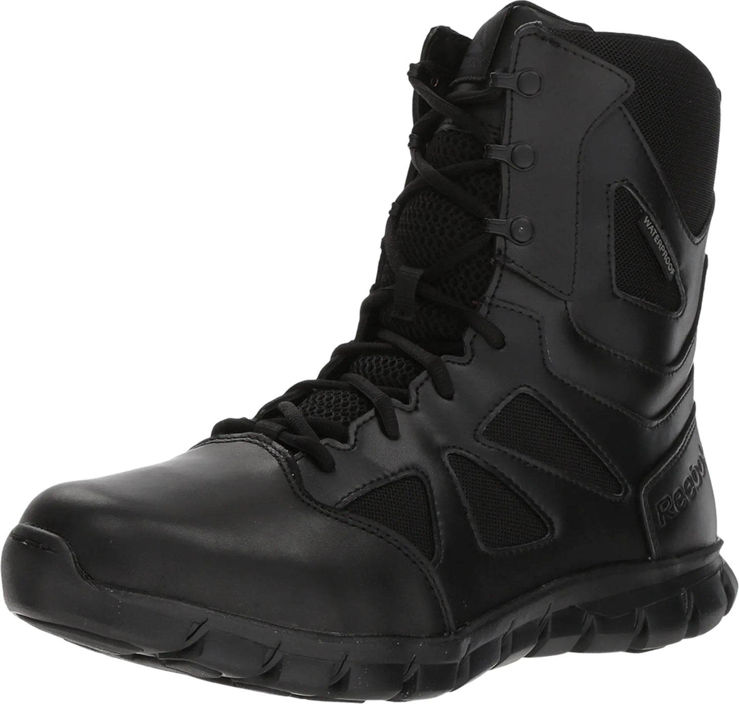 Reebok mens Sublite Cushion 8" Military Tactical Boot Black 10 Wide US