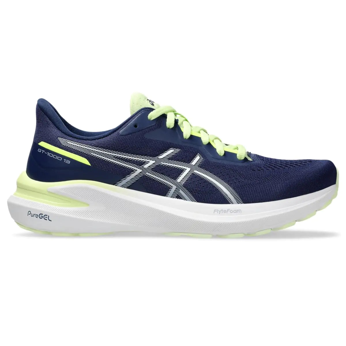 ASICS Womens GT-1000 13 D Running Shoes 7 Blue Expanse/Grey Blue