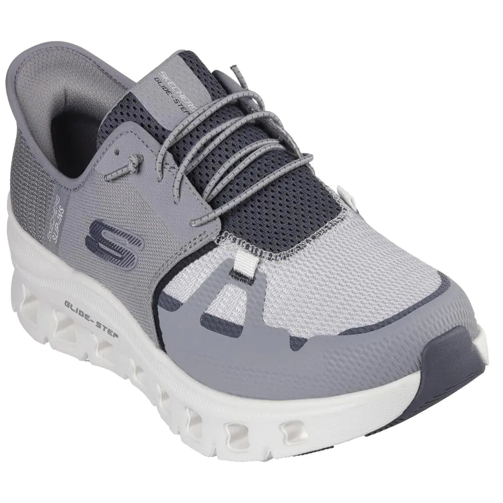 Skechers Mens Glide-Step Pro Hands Free Slip-in Sneaker Gray/Charcoal 11
