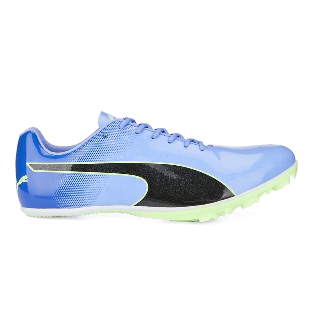 PUMA Mens Evospeed Sprint 14 Track and Field Shoe Elektro Purple-PUMA Mens Black-Fizzy Lime 10