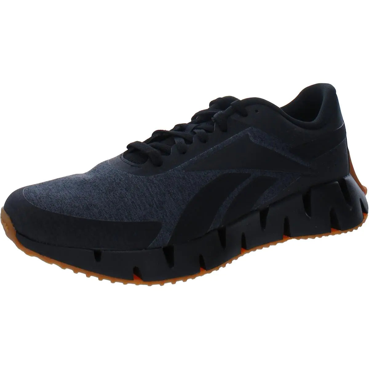 Reebok Mens Zig Dynamica 2.0 Sneaker Black/Gum 11