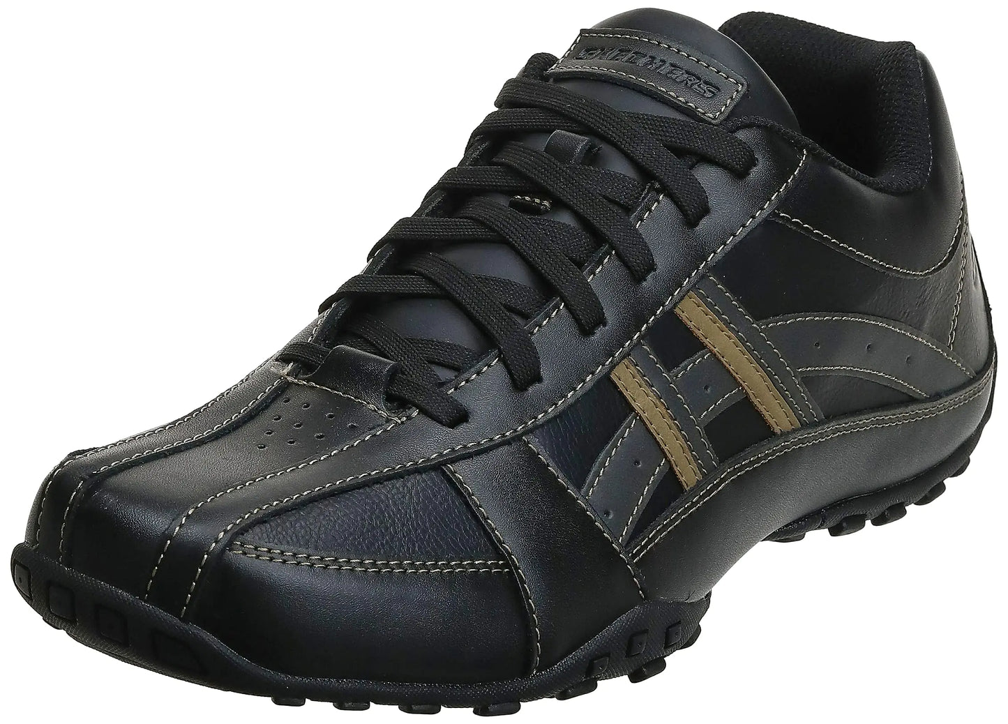 Skechers mens Citywalk Malton Oxford Black 12 US