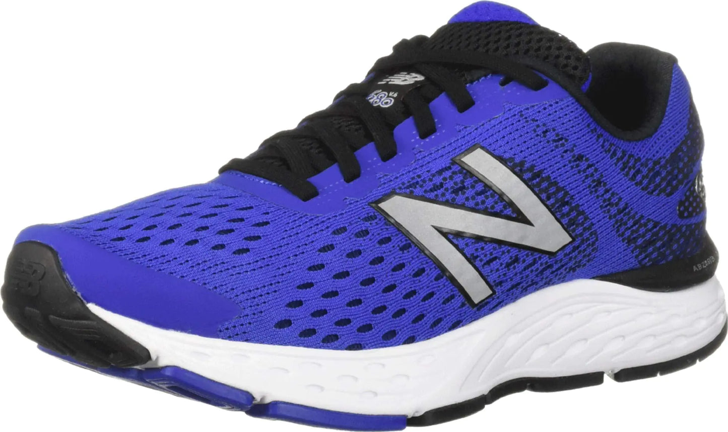New Balance Mens 680 V6 Running Shoe Uv Blue/Black 8