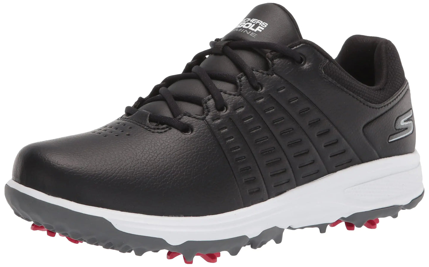 Skechers Womens Go Jasmine Spiked Waterproof Golf Shoe Black 6