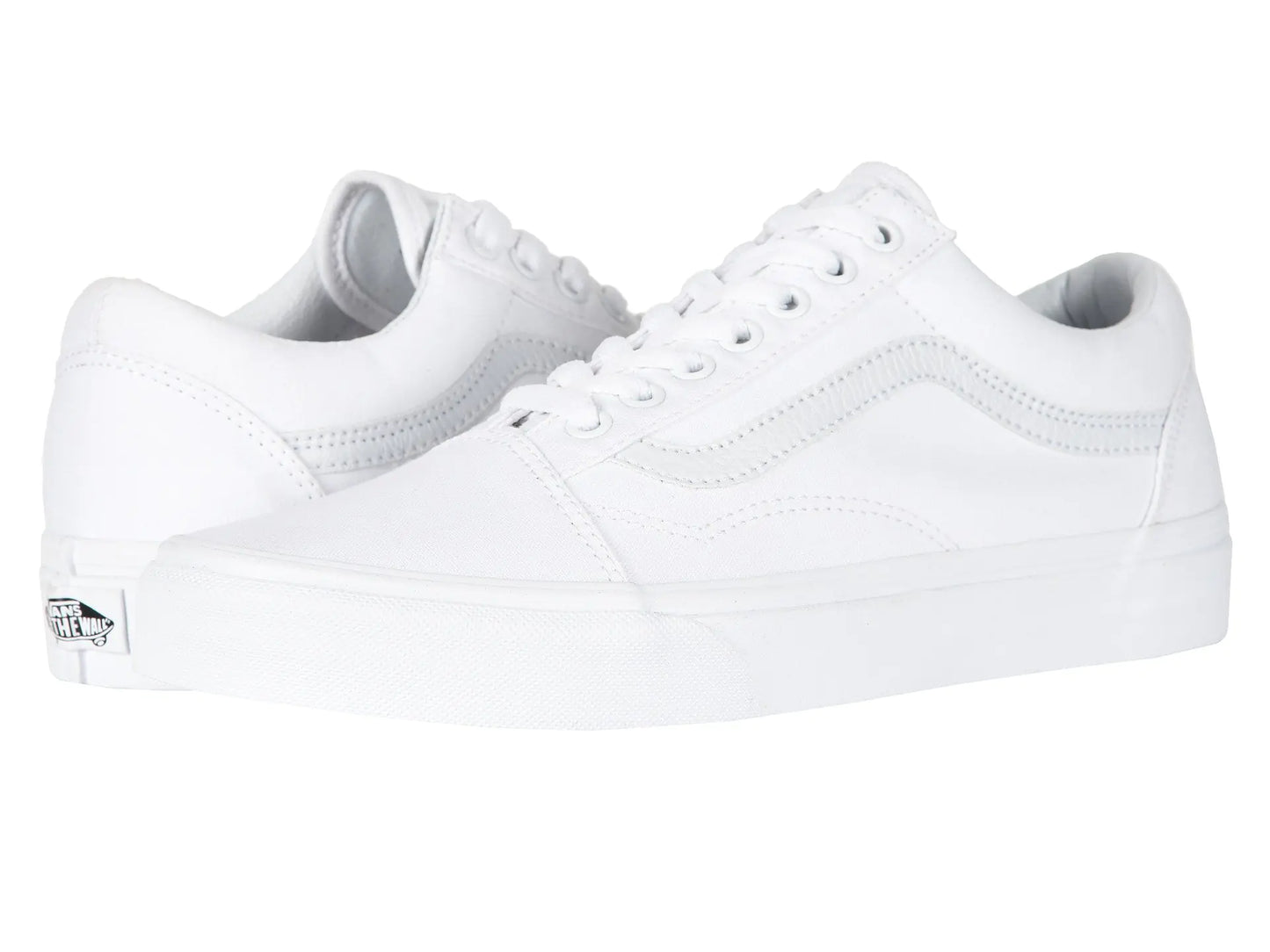 Vans Classic Old Skool True White Size 9 Women/ 7.5 Men