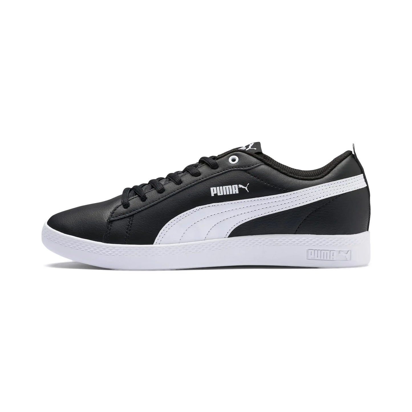 PUMA Womens Low-Top Trainers Black/White 7.5