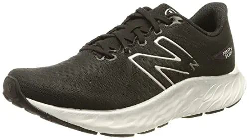 New Balance Womens Fresh Foam X Evoz V3 Running Shoe Black/Silver Metallic 8.5