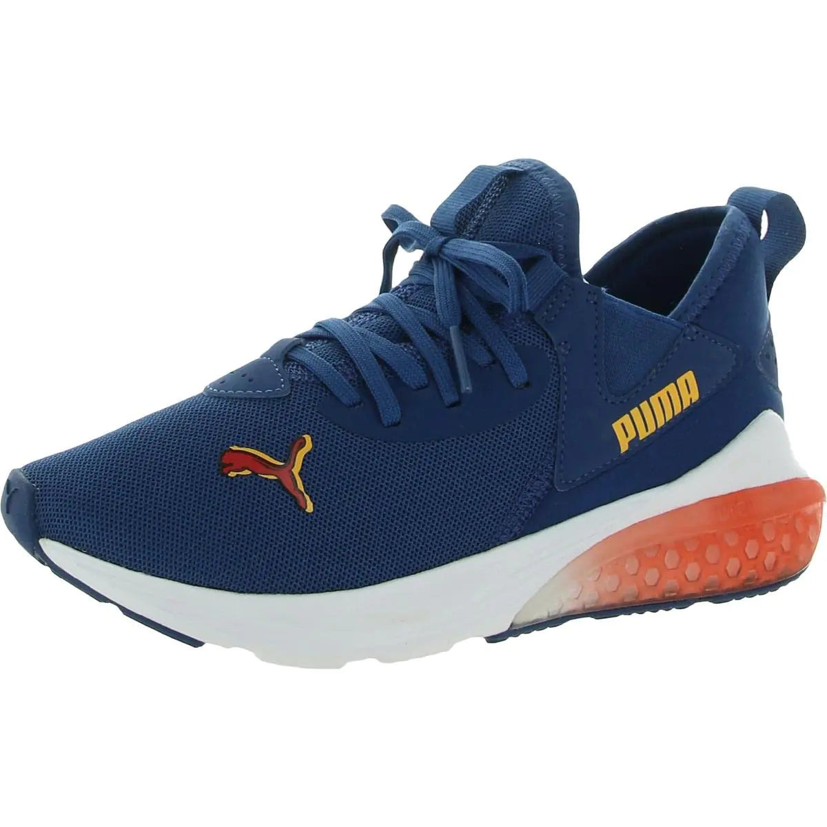 PUMA Cell Vive Street Art JR Boys Youth Running 4.5 M US Big Kid Limoges-Yellow-High Risk Red