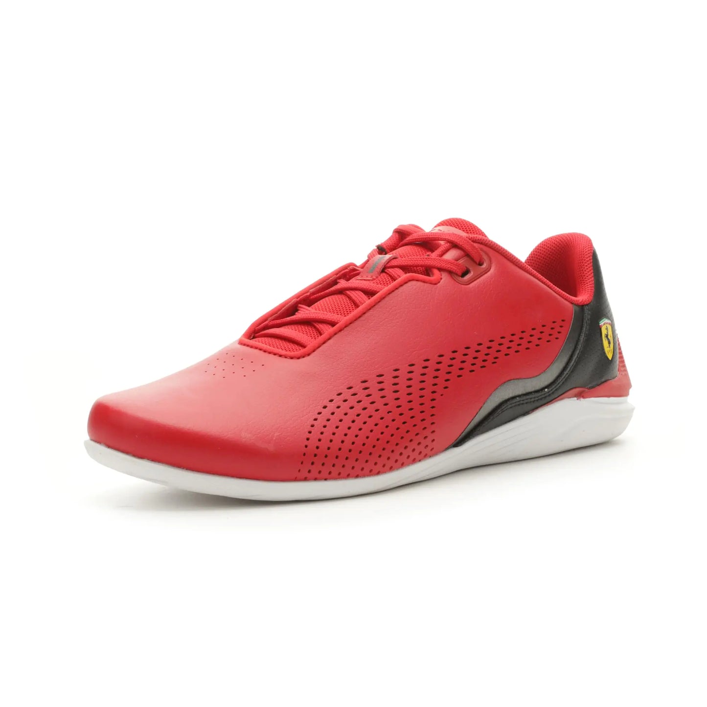 PUMA Mens SCUDERIA FERRARI DRIFT CAT DECIMA Sneaker Rosso Corsa-Puma Black-Puma White 10