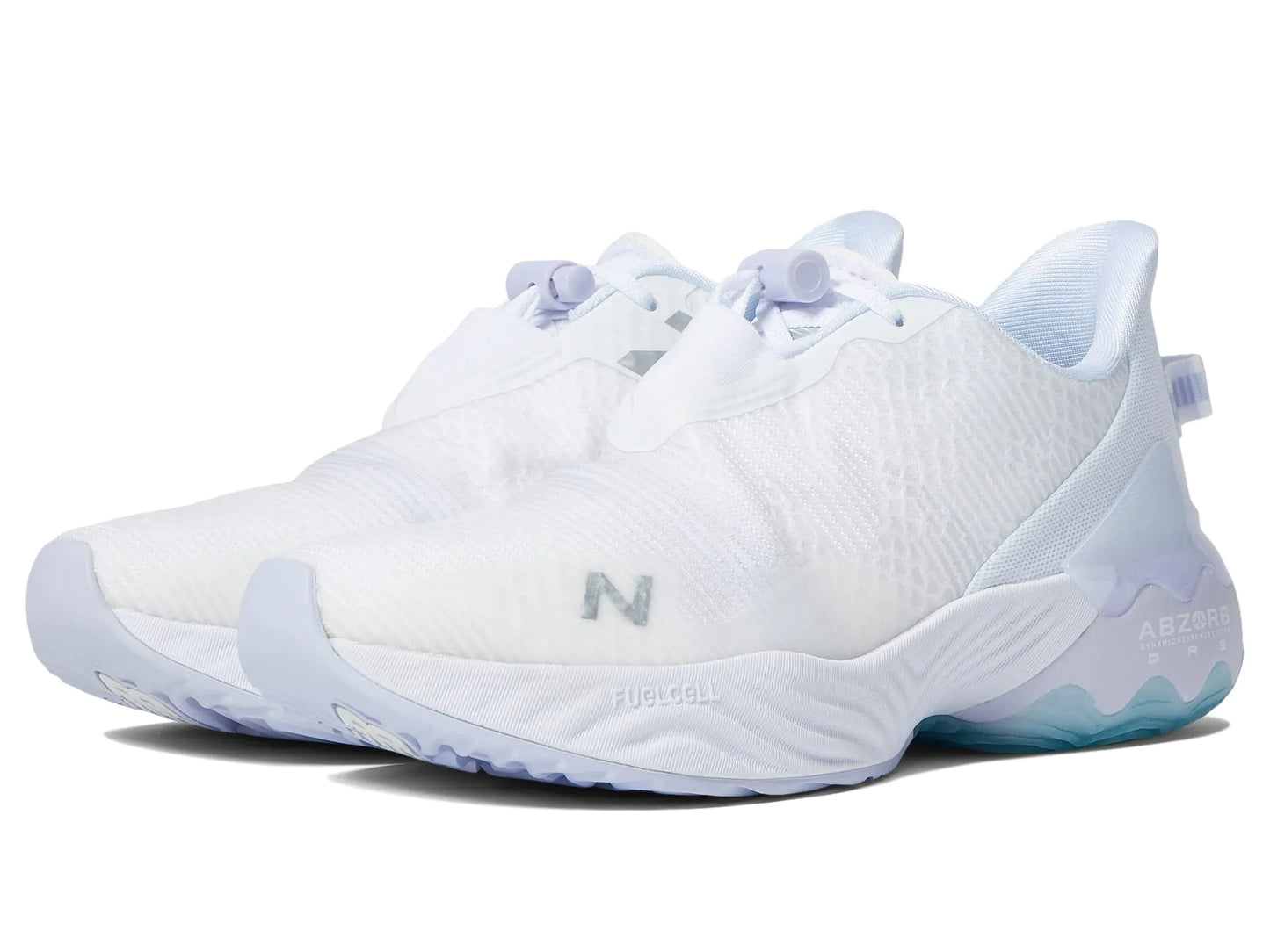 New Balance Womens FuelCell Rebel TR V1 Running Shoe White/Silver 5 Wide