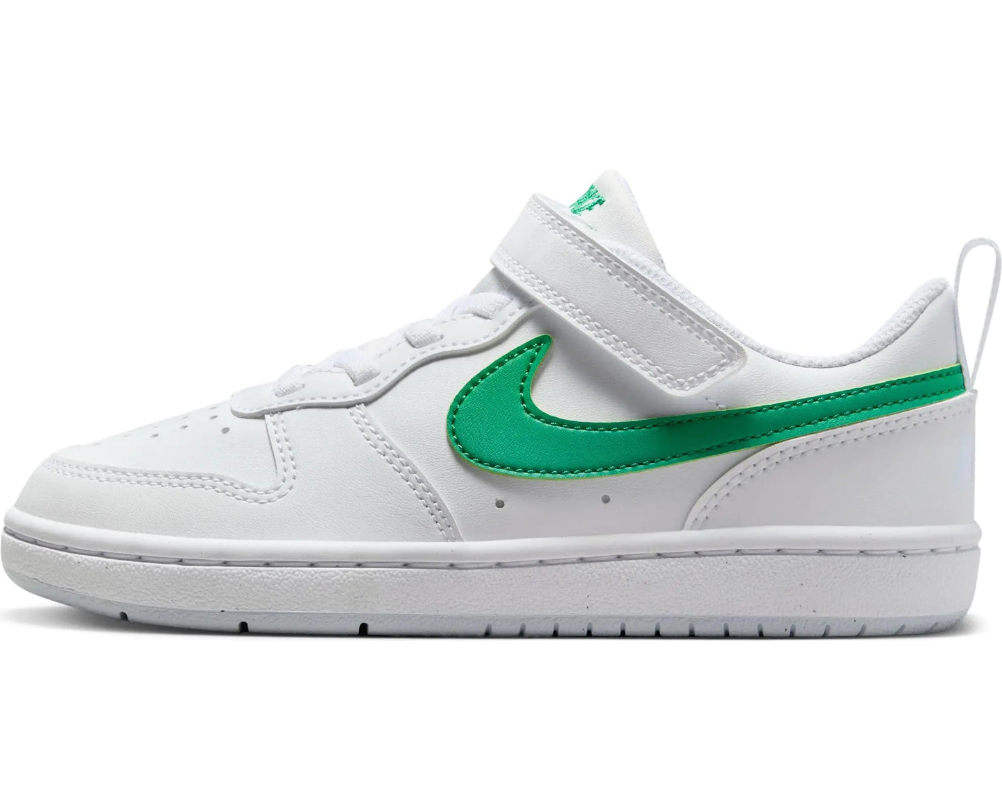Nike Court Borough Low Recraft Baby/Toddler Shoes (DV5458-109 White/Football Grey/Stadium Green) Size 3