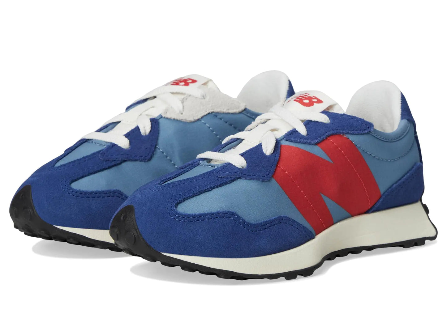 New Balance Girls 327 (Little Kid) Sneaker Inkwell/True Red 11 Wide
