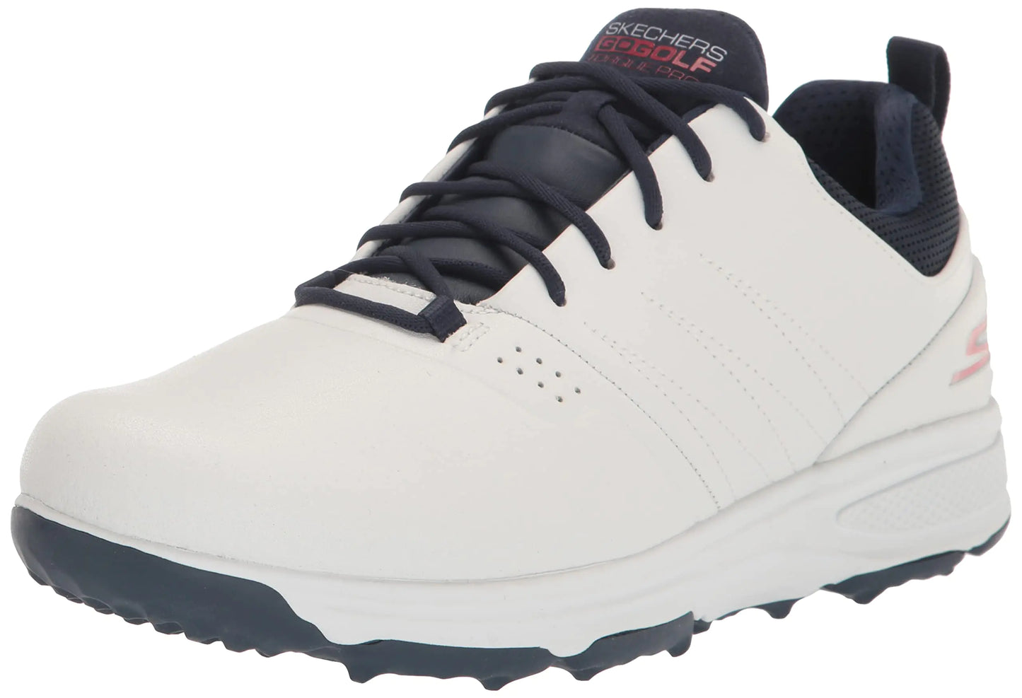 Skechers Mens Go Torque Pro Waterproof Golf Shoe Sneaker White/Navy 11.5