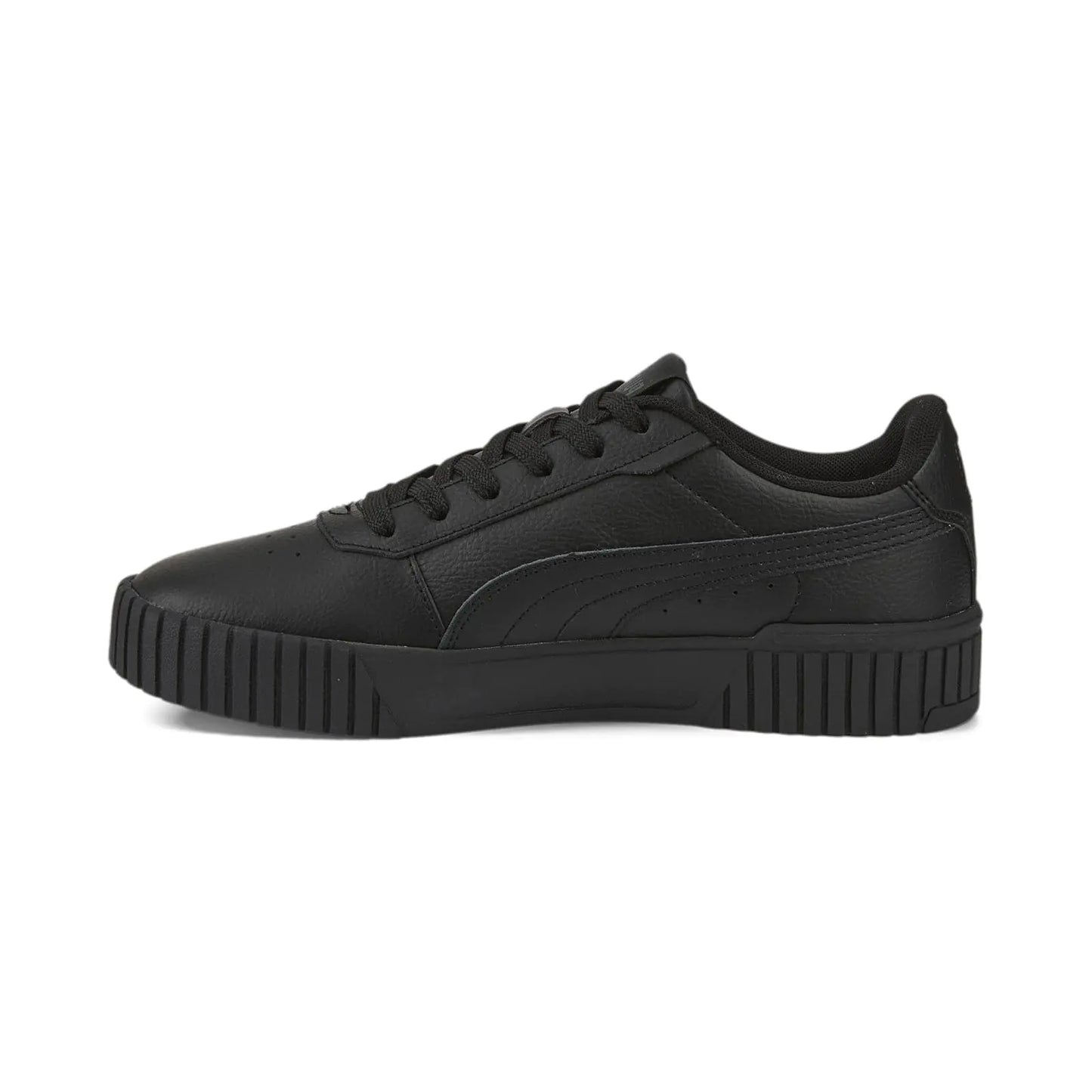 PUMA Womens Carina 2.0 Lace Up Sneaker Black 6.5 Medium US