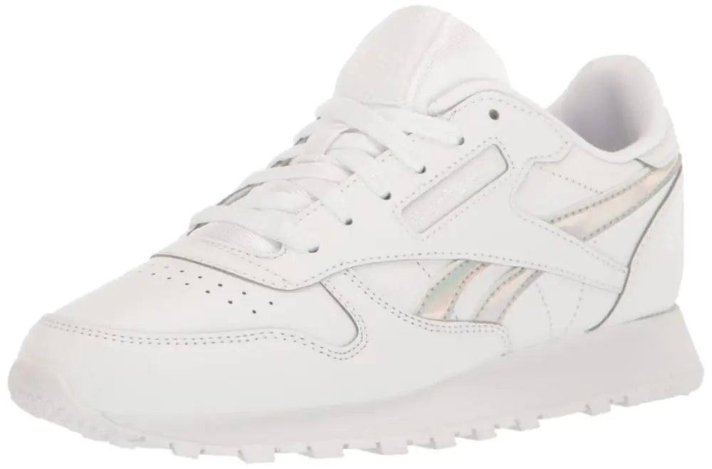 Reebok Classic Leather Sneaker White 4 US Unisex Big Kid