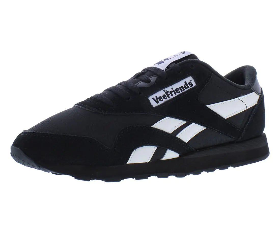 Reebok Classic Nylon Mens Shoes Size 8.5 Color: Core Black/Core Black/White-Black