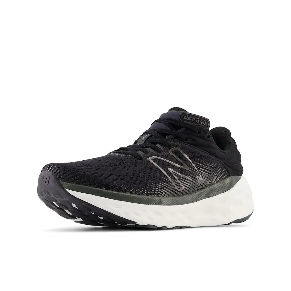 New Balance Mens M840FLK Running Shoe Blacktop/Black 7.5