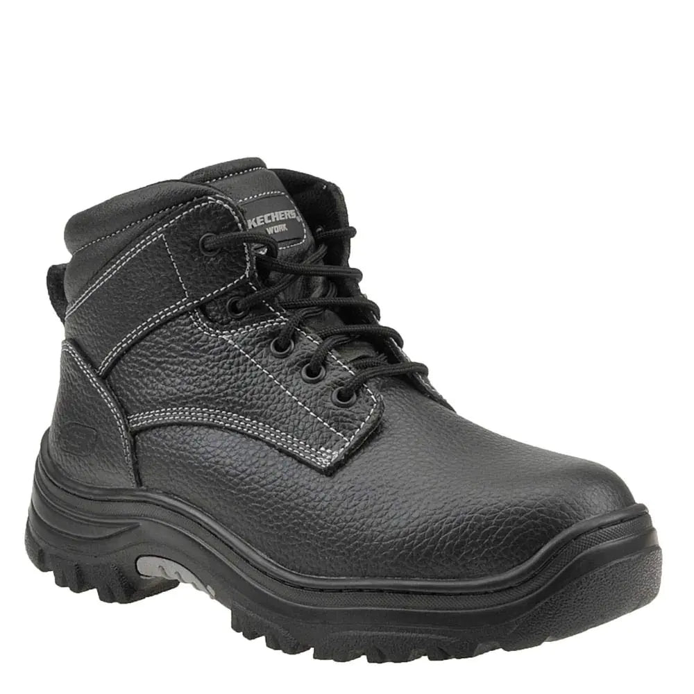Skechers Mens Burgin Congaree Construction Shoe Black 8.5