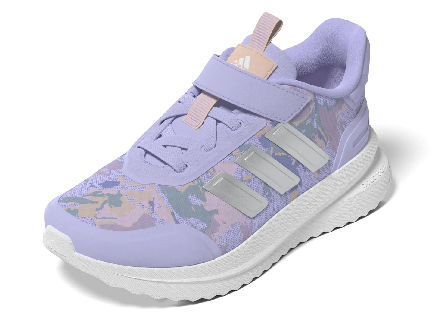 adidas X_PLR Path Elastic Lace Sneaker Violet Tone/White/Clear Pink 13 US Unisex Little Kid